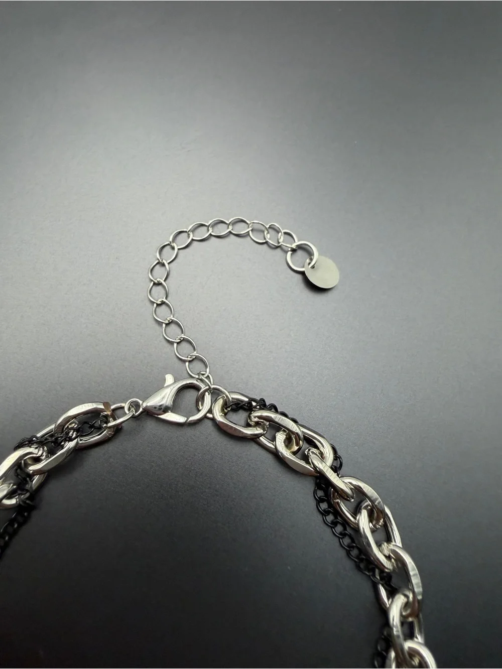 Blue Cyber Cross Bracelet